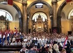 Varaždinski biskup Josip Mrzljak na Dan državnosti predvodio je u riječkoj katedrali misu za Domovinu.